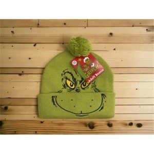 Dr. Seuss Grinch Beanie Hat Toboggan One Size